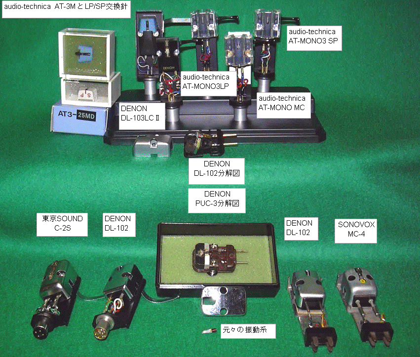 モノーラル用カートリッジ