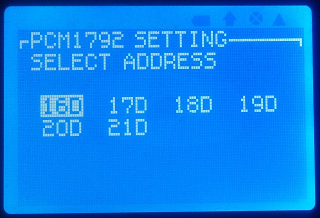 DAC1792 Rev.1.0 PCM1792 SETTING