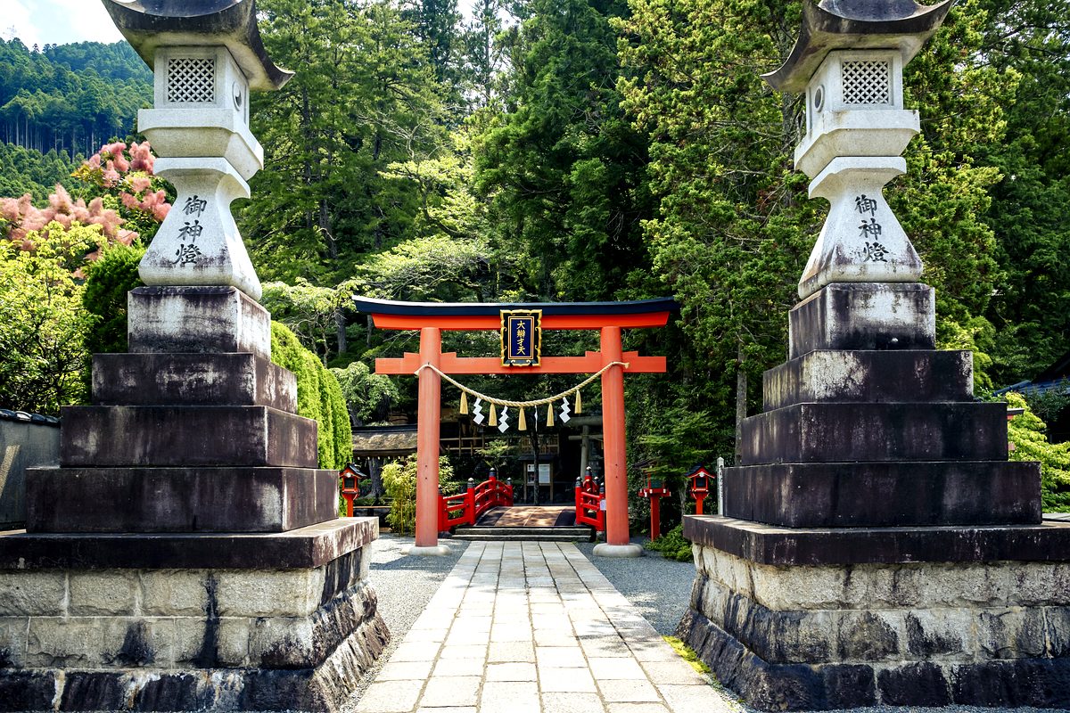 天河大辨財天社 鳥居
