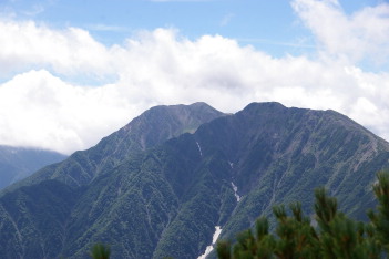 赤石岳と聖岳