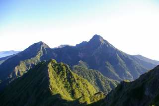 権現岳より見た八ヶ岳