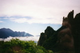 弓折岳の岩峰
