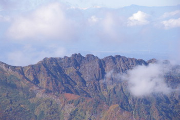 昨日アタックした八海山
