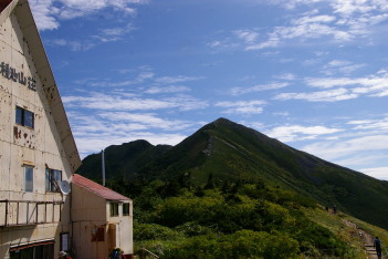 種池山荘と爺ヶ岳