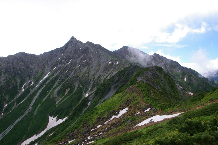西鎌尾根と槍ケ岳