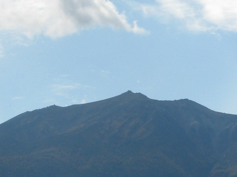 御岳(剣ヶ峰)木曽福島より